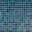 Pine Green 12x12 Glossy Uniform Square Glass Mosaic Tile (20 pack, 20 sq ft/case)