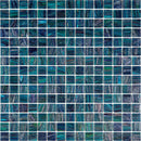 Pine Green 12x12 Glossy Uniform Square Glass Mosaic Tile (20 pack, 20 sq ft/case) - Sample