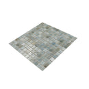 Pearl Blue 12x12 Glossy Uniform Square Glass Mosaic Tile (20 pack, 20 sq ft/case)