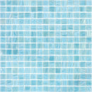Pool Blue 12x12 Glossy Uniform Square Glass Mosaic Tile (20 pack, 20 sq ft/case)