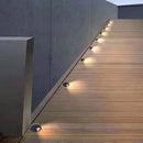 STA05 3W 12V Low Voltage Cast Aluminum Round Surface Mount LED Step or Deck Light