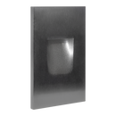 STA06 3.5W 12V Low Voltage Rectangular Waterproof Vertical 3000K Warm White Integrated LED Aluminum Stair Step Light Wall Lighting Fixture