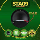 STA09 LED Round Aluminum Deck Light Surface Mount 12V Low Voltage Landscape Lighting