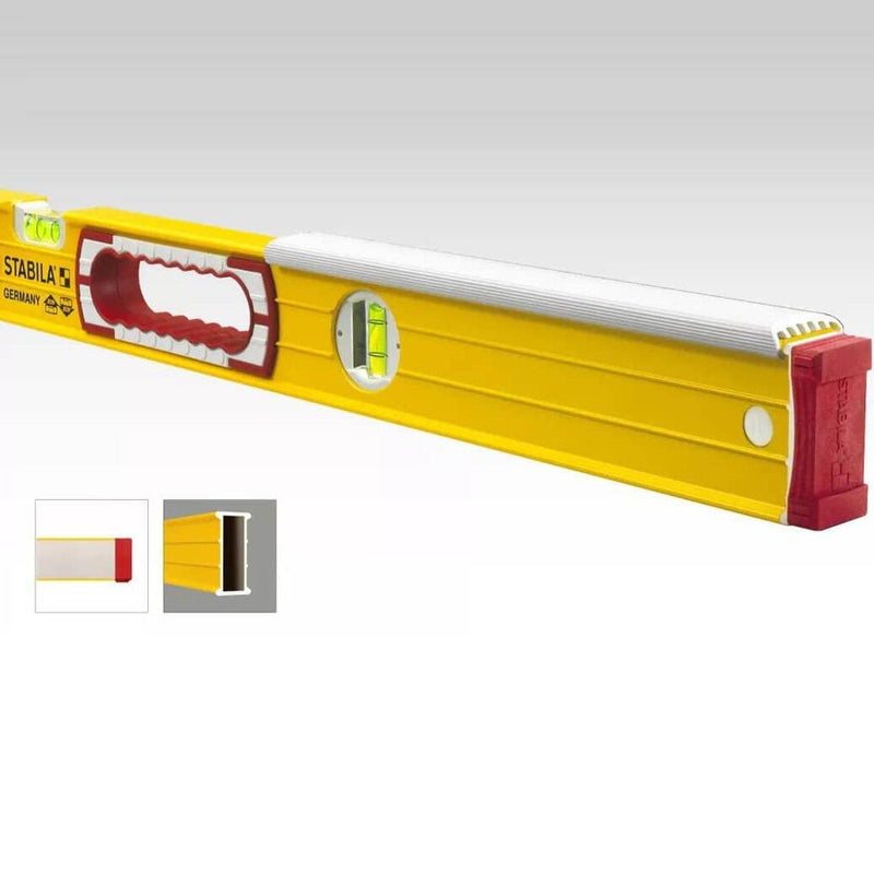 Stabila 48296 Mason 3 Spirit Level Set - 24 inch 48 inch 10 inch Torpedo and Case