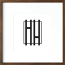 Walnut Oak Square Picture Frame