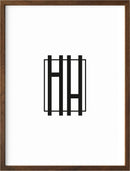 Walnut Oak Picture Frame