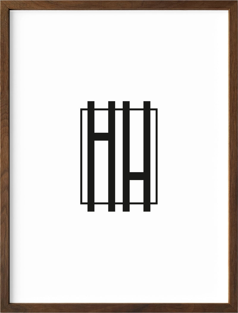 Walnut Oak Picture Frame