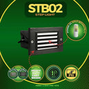 STB02 Brass Louver Horizontal Waterproof LED 12V Low Voltage Brick Lights Edge Step Lighting by Kings Outdoor Lighting