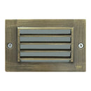 STB02 Brass Louver Horizontal Waterproof LED 12V Low Voltage Brick Lights Edge Step Lighting by Kings Outdoor Lighting