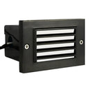STB02 Brass Louver Horizontal Waterproof LED 12V Low Voltage Brick Lights Edge Step Lighting by Kings Outdoor Lighting