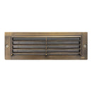 STB03 Brass 12V Low Voltage Louver Horizontal LED Brick Lights Warm White Edge Outdoor Step Light