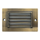 STB07 Cast Brass 12V Low Voltage 2W LED Surface Mounted Horizontal Outdoor & Indoor Step Light
