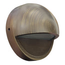 STB09 Cast Brass 12V Low Voltage LED Round Deck Light Surface Mount Landscape Lighting