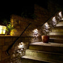 STB09 Cast Brass 12V Low Voltage LED Round Deck Light Surface Mount Landscape Lighting