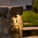 STB09 Cast Brass 12V Low Voltage LED Round Deck Light Surface Mount Landscape Lighting