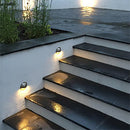 STB09 Cast Brass 12V Low Voltage LED Round Deck Light Surface Mount Landscape Lighting