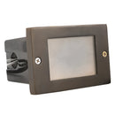 STB15 Horizontal Waterproof LED Brass 12V Low Voltage Brick Lights Outdoor Edge Step Light