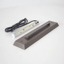 STB16 2W LED Cast Brass Surface Mounted Slim Horizontal Outdoor & Indoor Brass Step Light 12V Low Voltage