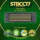 STBCC17 Cast Brass 1W-4W 3CCT Adjustable LED Outdoor Step Light 12V Low Voltage Lighting