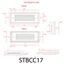 STBCC17 Cast Brass 1W-4W 3CCT Adjustable LED Outdoor Step Light 12V Low Voltage Lighting