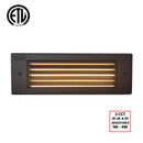 STBCC17 Cast Brass 1W-4W 3CCT Adjustable LED Outdoor Step Light 12V Low Voltage Lighting