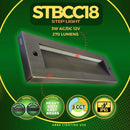STBCC18 3CCT 3W LED Cast Brass Outdoor Horizontal Modern Step Light 12V Low Voltage Lighting by Kings Outdoor Lighting