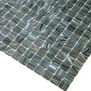 Cosmic Gray 12x12 Glossy Uniform Square Glass Mosaic Tile (20 pack, 20 sq ft/case)