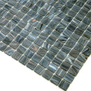 Cosmic Gray 12x12 Glossy Uniform Square Glass Mosaic Tile (20 pack, 20 sq ft/case) - Sample