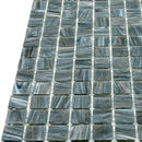 Cosmic Gray 12x12 Glossy Uniform Square Glass Mosaic Tile (20 pack, 20 sq ft/case) - Sample