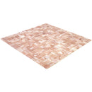 Linen Beige 12x12 Glossy Uniform Square Glass Mosaic Tile (20 pack, 20 sq ft/case)