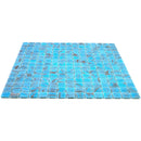 Maya Blue 12x12 Glossy Uniform Square Glass Mosaic Tile (20 pack, 20 sq ft/case)