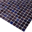 Deep Indigo Blue 12x12 Glossy Uniform Square Glass Mosaic Tile (20 pack, 20 sq ft/case)
