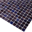 Deep Indigo Blue 12x12 Glossy Uniform Square Glass Mosaic Tile (20 pack, 20 sq ft/case) - Sample