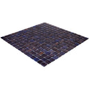 Deep Indigo Blue 12x12 Glossy Uniform Square Glass Mosaic Tile (20 pack, 20 sq ft/case)