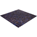 Deep Indigo Blue 12x12 Glossy Uniform Square Glass Mosaic Tile (20 pack, 20 sq ft/case) - Sample