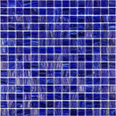Egyptian Blue 12x12 Glossy Uniform Square Glass Mosaic Tile (20 pack, 20 sq ft/case) - Sample