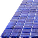 Egyptian Blue 12x12 Glossy Uniform Square Glass Mosaic Tile (20 pack, 20 sq ft/case) - Sample