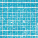Sky Blue 12x12 Glossy Square Glass Mosaic Tile (20 pack, 20 sq ft/case) - Sample