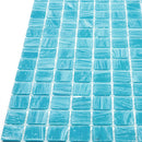 Sky Blue 12x12 Glossy Square Glass Mosaic Tile (20 pack, 20 sq ft/case) - Sample