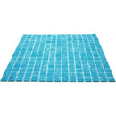 Sky Blue 12x12 Glossy Square Glass Mosaic Tile (20 pack, 20 sq ft/case)
