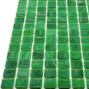 Kelly Green 12x12 Glossy Uniform Square Glass Mosaic Tile (20 pack, 20 sq ft/case)