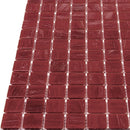 Scarlet Red 12x12 Glossy Uniform Square Glass Mosaic Tile (20 pack, 20 sq ft/case) - Sample
