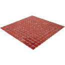 Scarlet Red 12x12 Glossy Uniform Square Glass Mosaic Tile (20 pack, 20 sq ft/case)