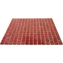 Scarlet Red 12x12 Glossy Uniform Square Glass Mosaic Tile (20 pack, 20 sq ft/case)