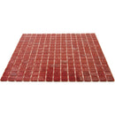 Scarlet Red 12x12 Glossy Uniform Square Glass Mosaic Tile (20 pack, 20 sq ft/case) - Sample