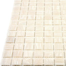 Nude Beige 12x12 Glossy Uniform Square Glass Mosaic Tile (20 pack, 20 sq ft/case)