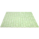 Tea Green 12x12 Glossy Uniform Square Glass Mosaic Tile (20 pack, 20 sq ft/case)