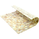 Beige 12x12 Glossy Uniform Square Glass Mosaic Tile (20 pack, 20 sq ft/case)