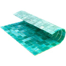 Cyan Blue 12x12 Glossy Uniform Square Glass Mosaic Tile (20 pack, 20 sq ft/case)