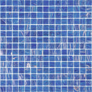 Azure Blue 12x12 Glossy Uniform Square Glass Mosaic Tile (20 pack, 20 sq ft/case)
